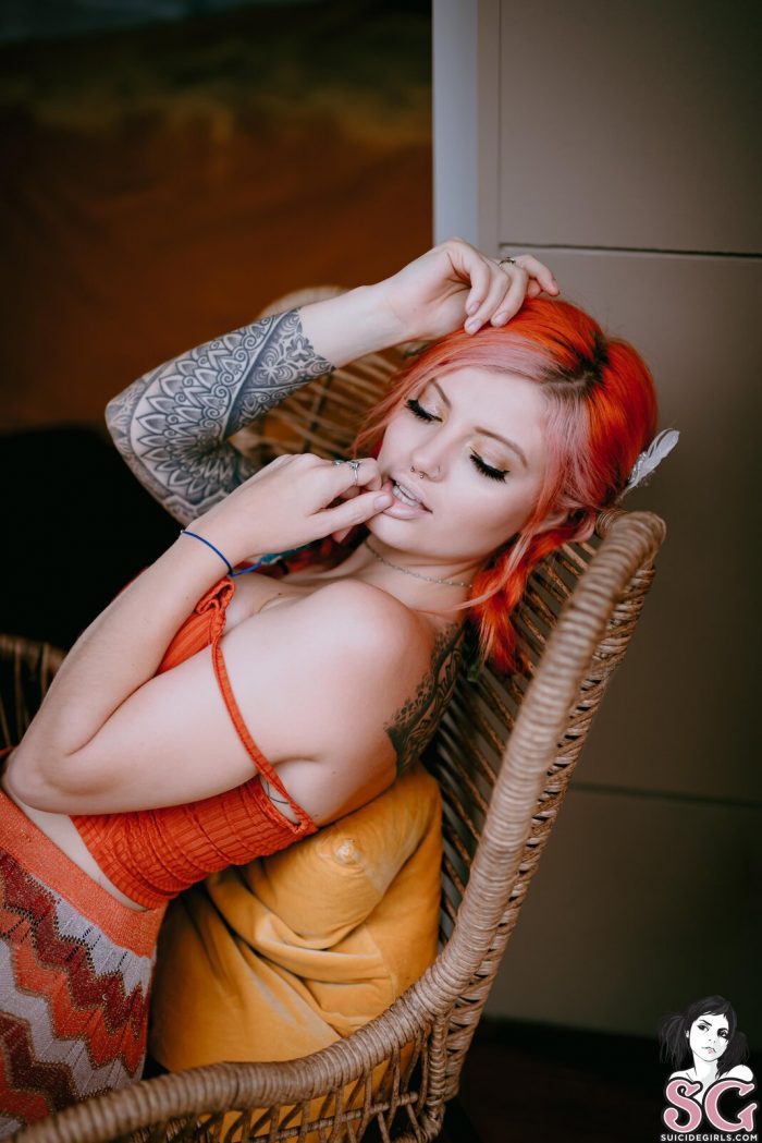 Redhead Dollyd in Daydreamer by Suicide Girls-01
