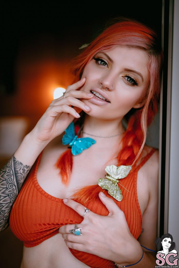 Redhead Dollyd in Daydreamer by Suicide Girls-02