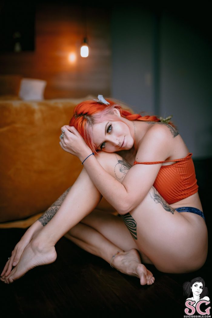 Redhead Dollyd in Daydreamer by Suicide Girls-05