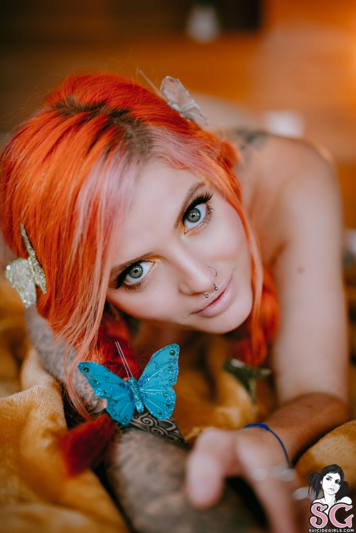 Redhead Dollyd in Daydreamer by Suicide Girls-11